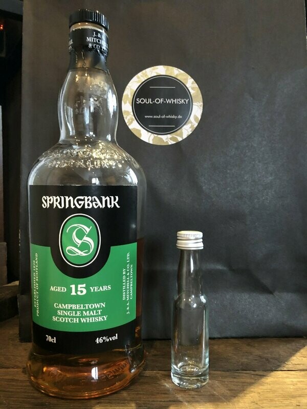 Springbank 15 Jahre Sample mit 2cl und 46%