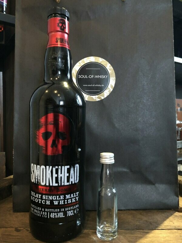 Smokehead Sherry Bomb Sample mit 2cl und 48% Smokehead Sherry Bomb Sample mit 2cl und 48%