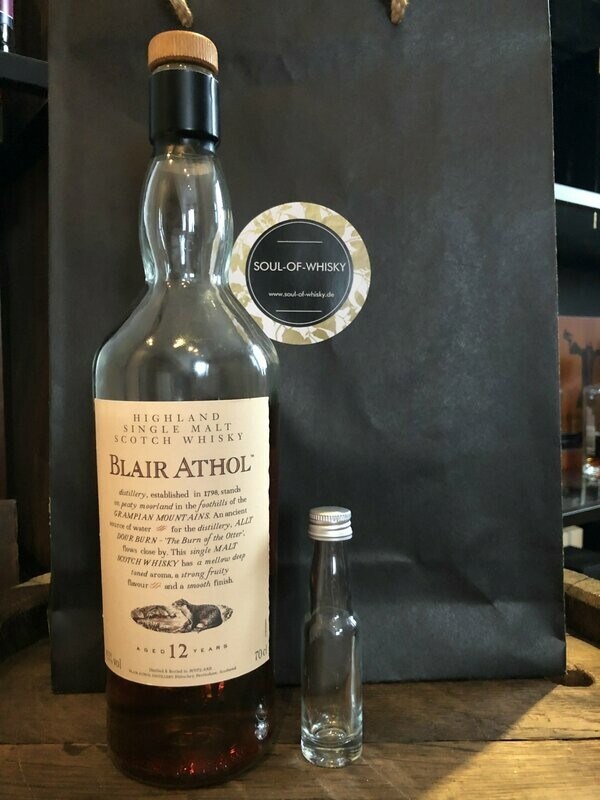 Blair Athol 12 Jahre Flora & Fauna Sample mit 2cl und 43% Blair Athol 12 Jahre Flora & Fauna Sample mit 2cl und 43%