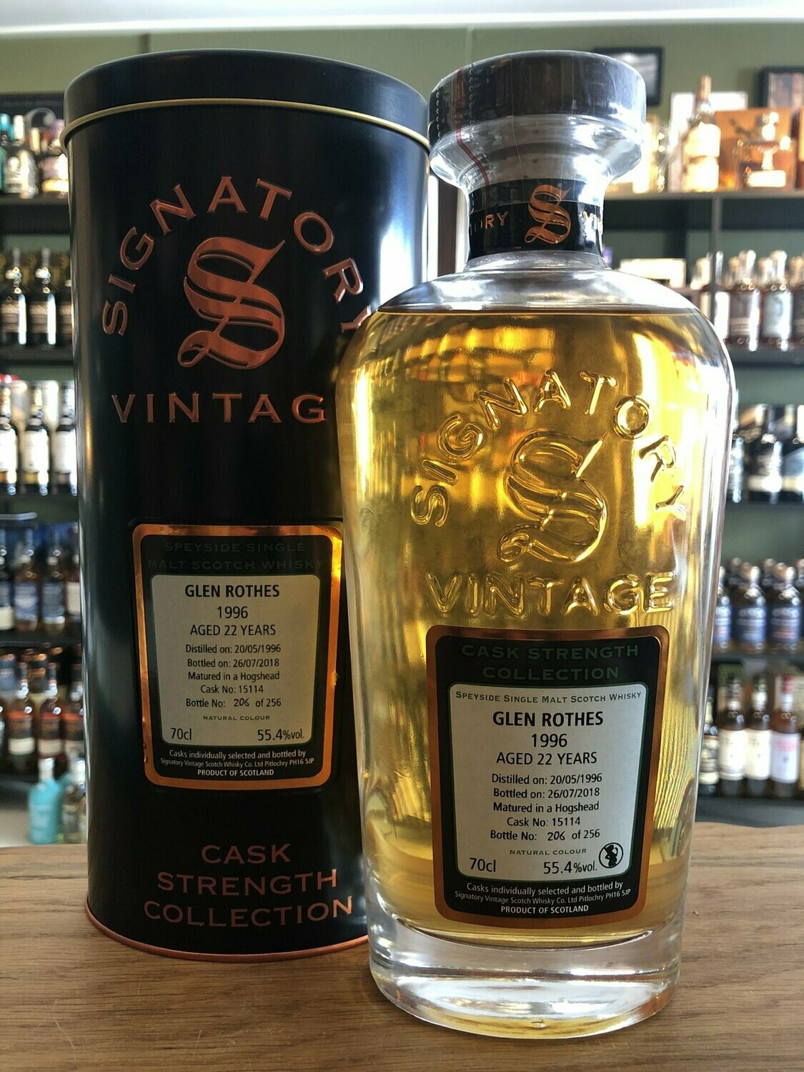 Glenrothes 22 Jahre Signatory 1996/2018 mit 0,7L und 55,4%
