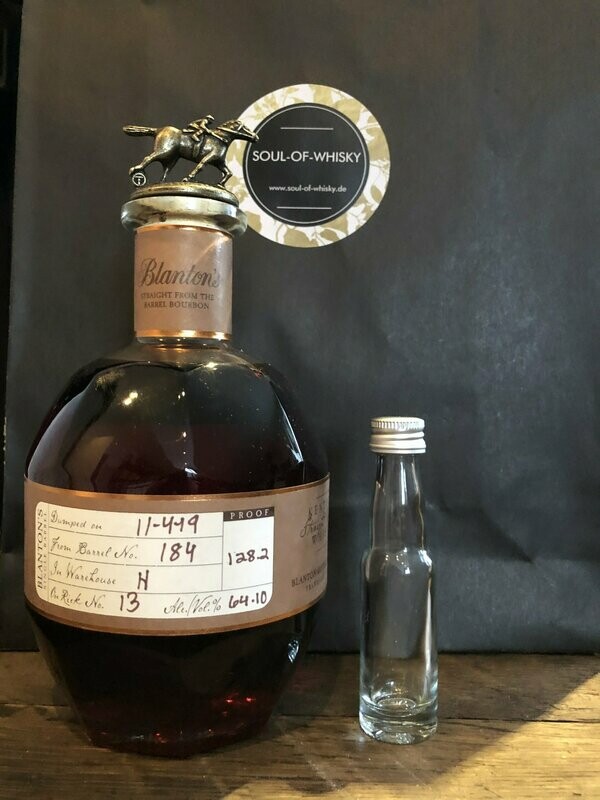 Blanton's SFTB Sample mit 2cl und 64,1% Blanton's SFTB Sample mit 2cl und 64,1%