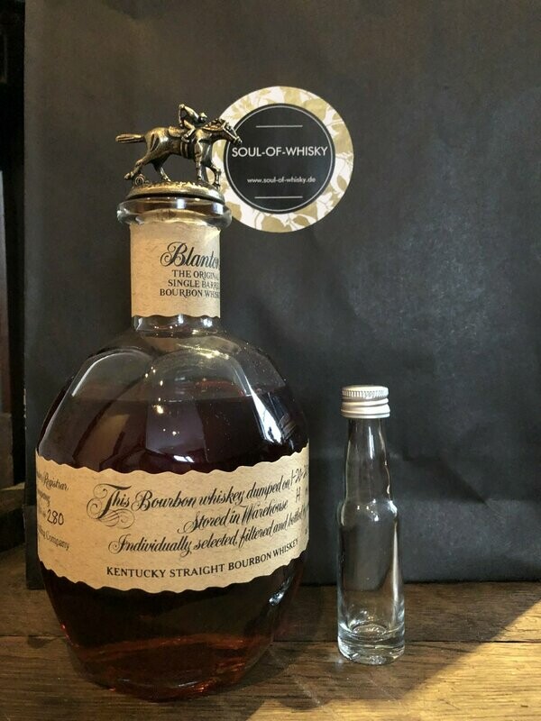 Blanton's The Original Single Barrel Sample mit 2cl und 46,5% Blanton's The Original Single Barrel Sample mit 2cl und 46,5%