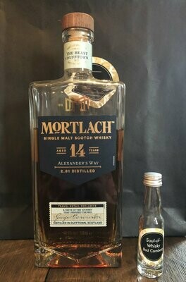 Mortlach 14 Jahre Sample mit 2cl und 43,4% Mortlach 14 Jahre Sample mit 2cl und 43,4%