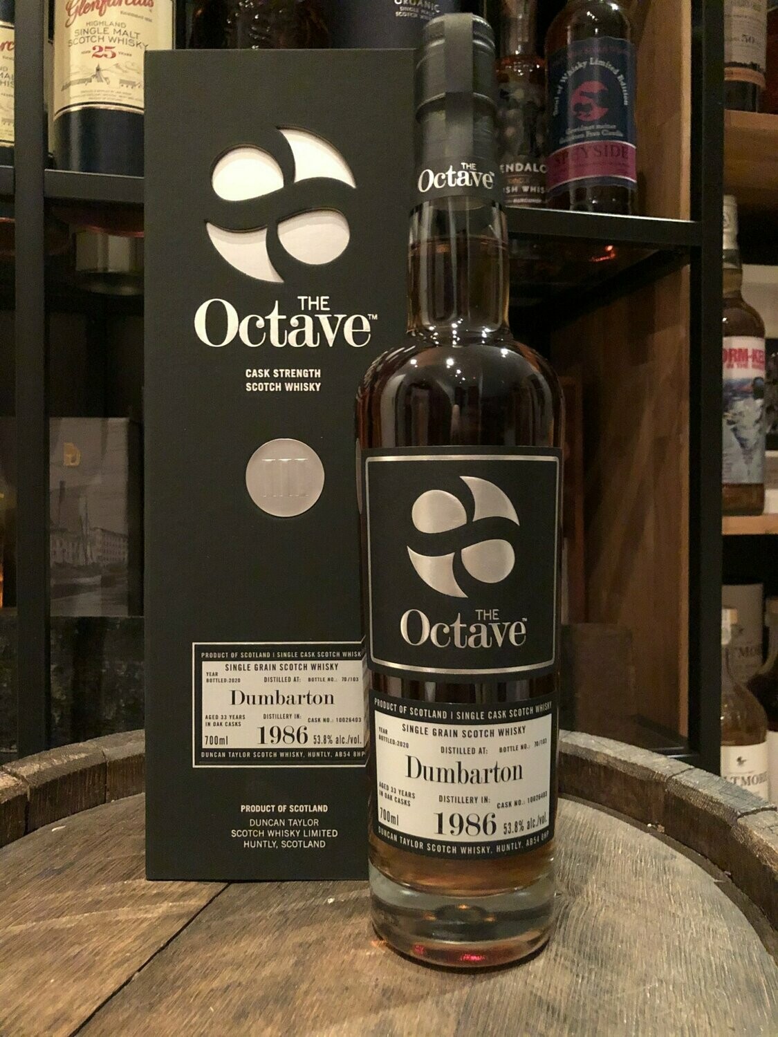 Dumbarton 33 Jahre Sherry Cask 1986/2020 mit 0,7l und 53,8% Nur 103 Flaschen