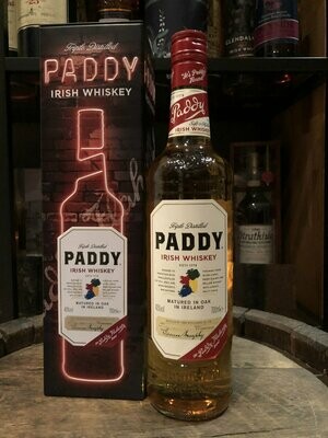 Paddy Irish Whiskey in Blech Dose mit 0,7l und 40%