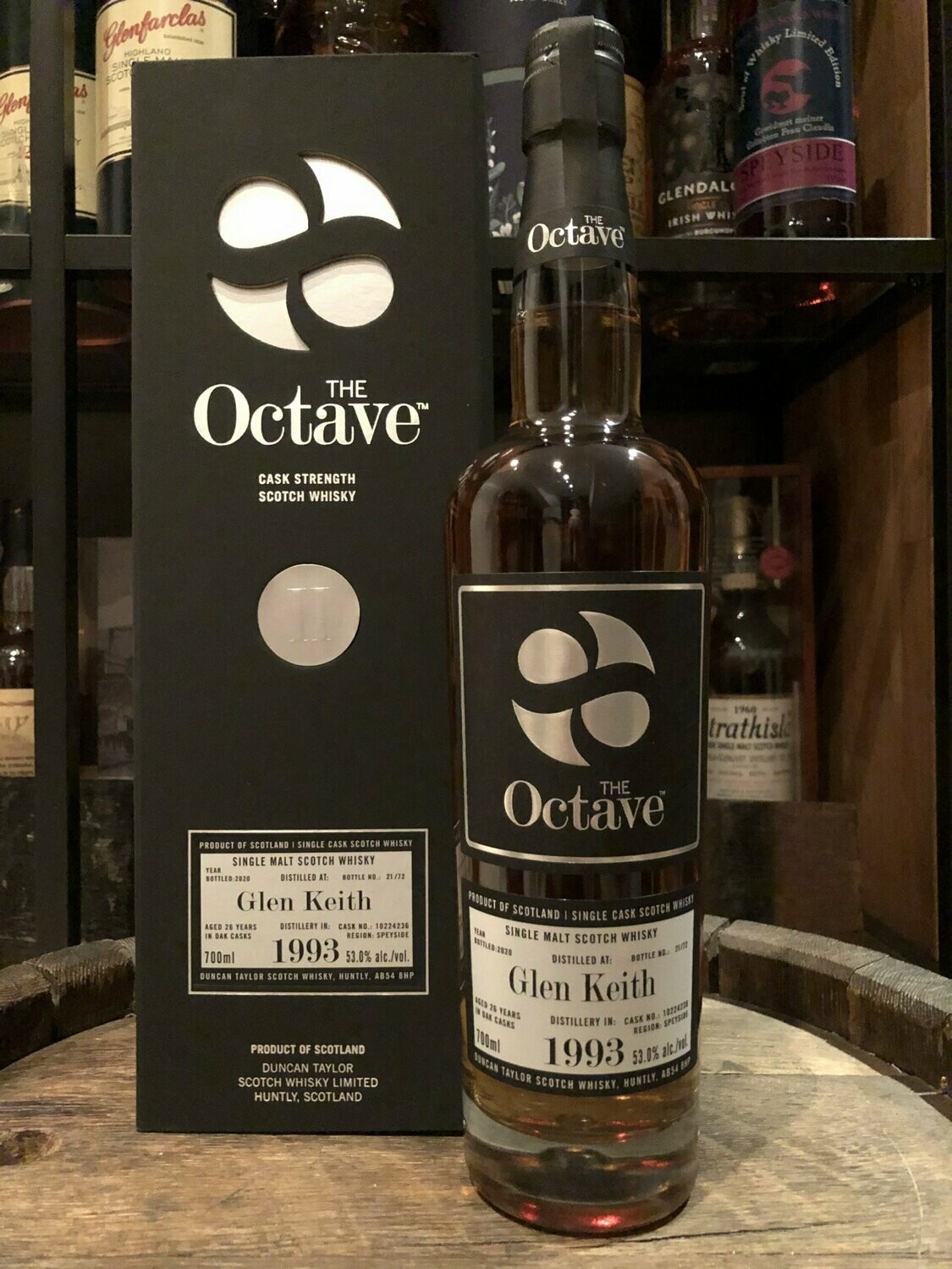 Glen Keith 26 Jahre Sherry Cask 1993/2020 mit 0,7l und 53% Nur 72 Flaschen