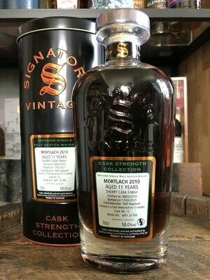 Mortlach 11 Jahre Signatory 2010/2021 mit 0,7L und 58% nur 704 Flaschen Mortlach 11 Jahre Signatory 2010/2021 mit 0,7L und 58% nur 704 Flaschen