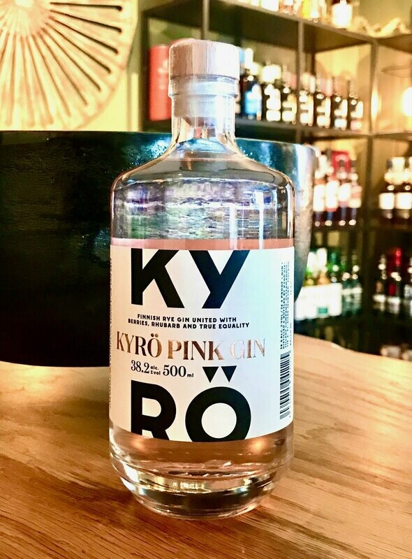Kyrö Pink Gin mit 0,5L und 38,2% aus Finland Kyrö Pink Gin mit 0,5L und 38,2% aus Finland