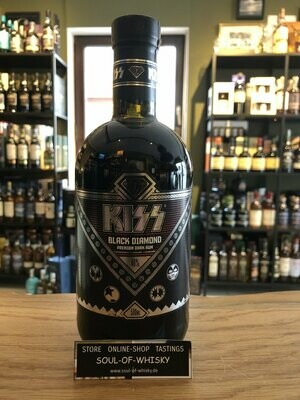 KISS Black Diamond Premium Dark Rum mit 0,5L und 40%