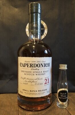 Caperdonich 21 Jahre Sample mit 2cl und 48% Caperdonich 21 Jahre Sample mit 2cl und 48%