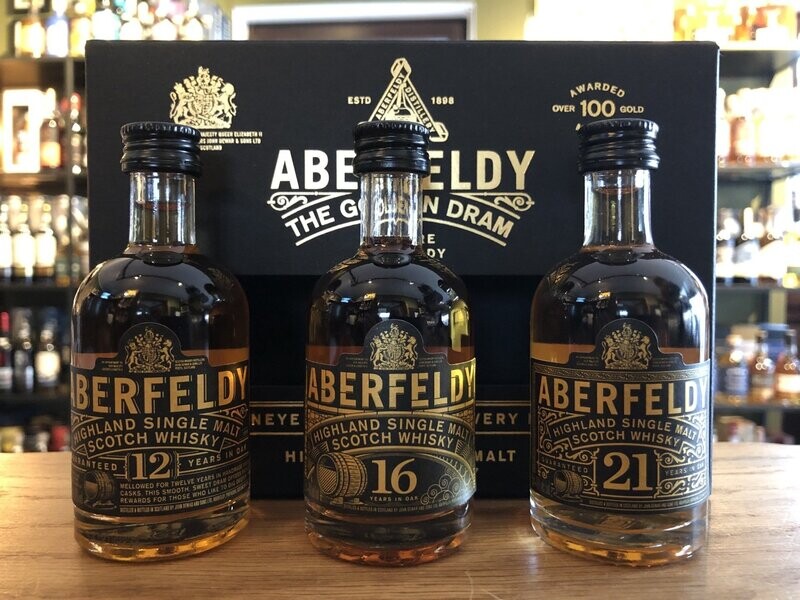 Aberfeldy The Golden Dram Miniaturen Collection 3 x 0,05ml Aberfeldy The Golden Dram Miniaturen Collection 3 x 0,05ml