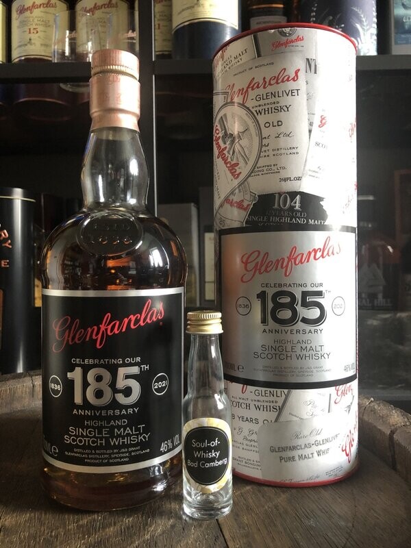 Glenfarclas 185th Anniversary Edition Sample mit 2cl und 46% Glenfarclas 185th Anniversary Edition Sample mit 2cl und 46%