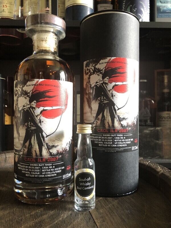 Caol Ila 13 Jahre Sample mit 2cl und 59,1% Caol Ila 13 Jahre Sample mit 2cl und 59,1%