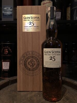 Glen Scotia 25 Jahre mit 0,7l und 48,8%