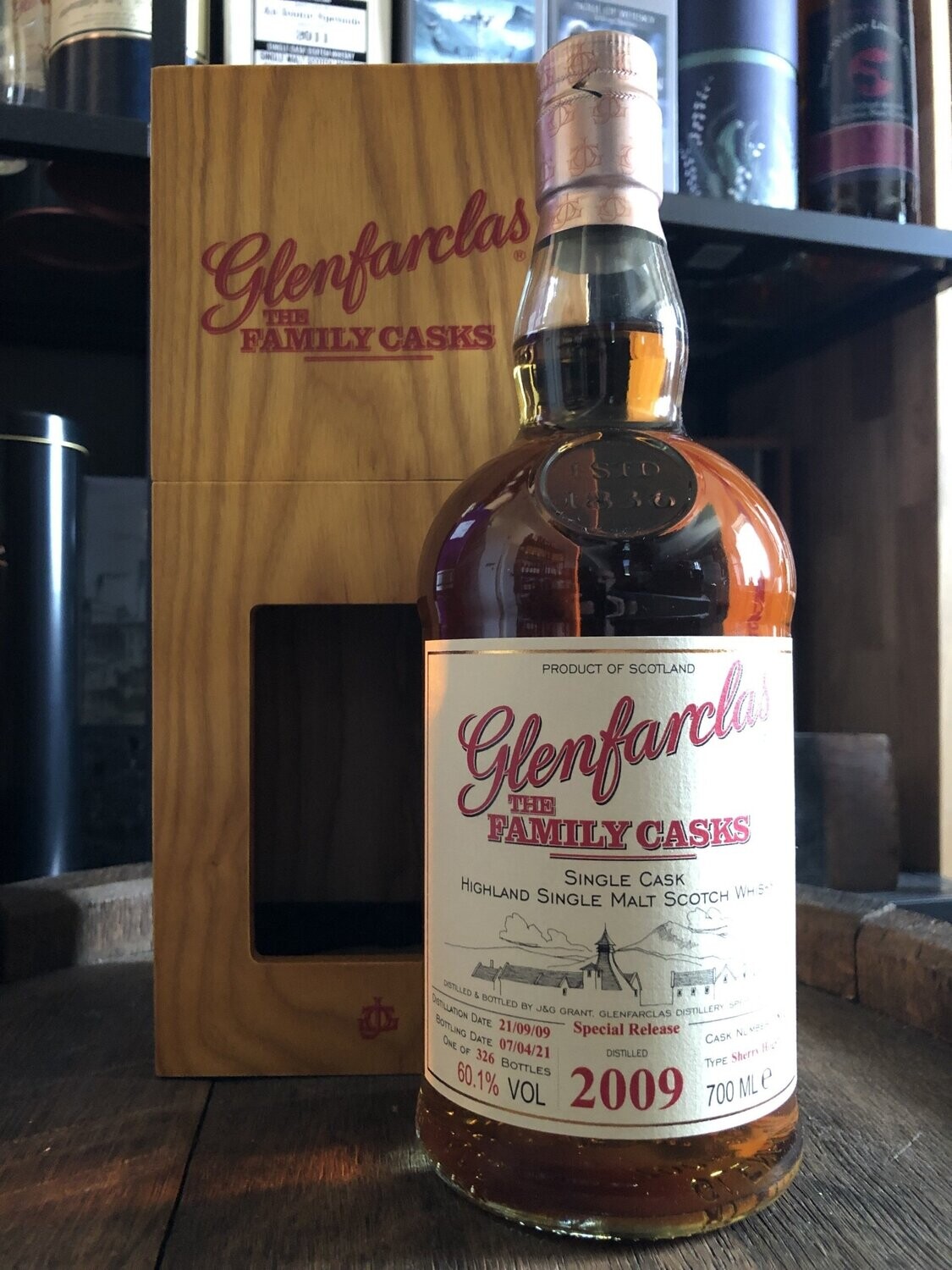 Glenfarclas 12 Jahre 2009/2021 Family Cask 1832 Special Release Only for Germany
