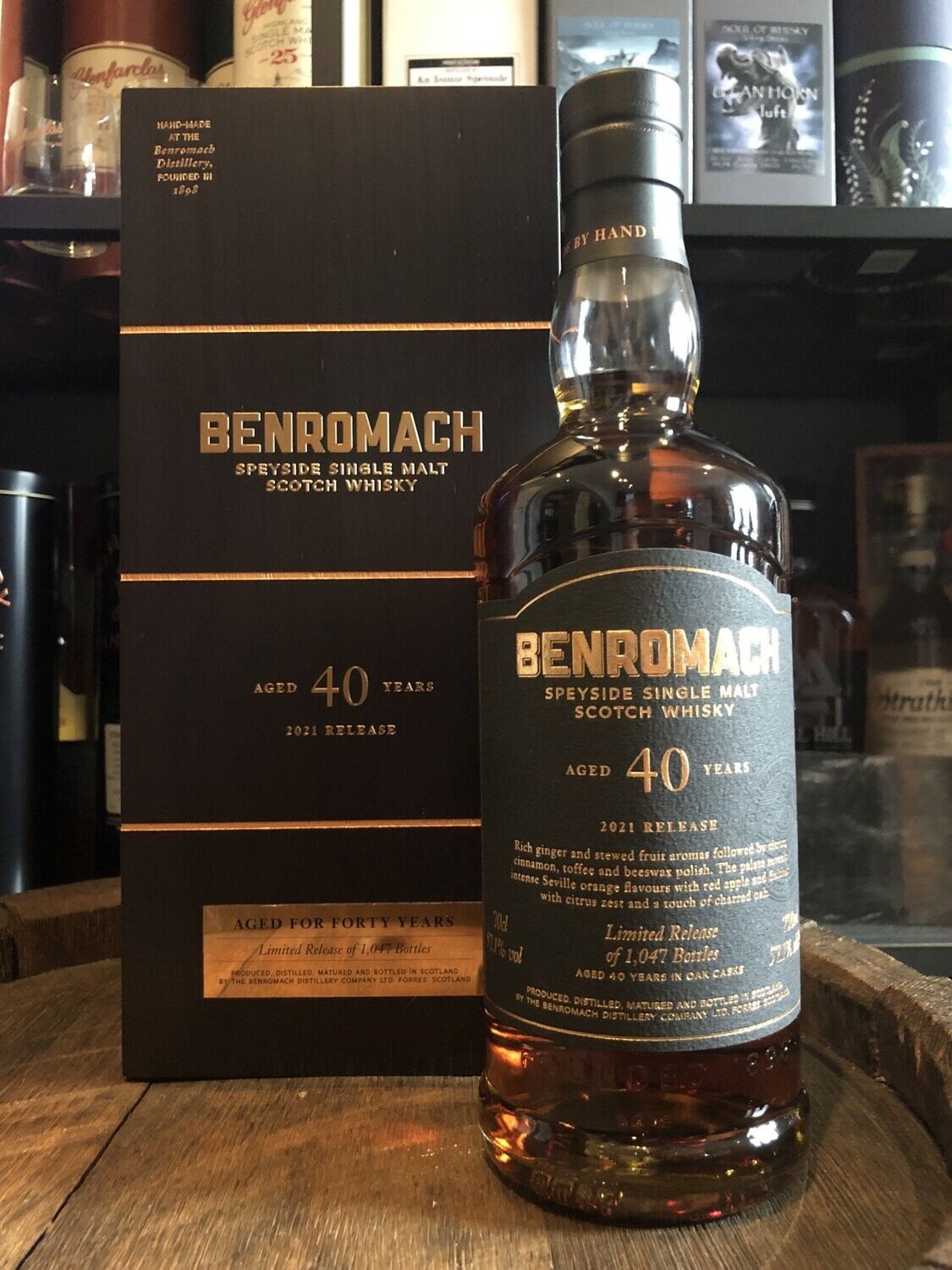 Benromach 40 Jahre mit 0,7l und 57,1%