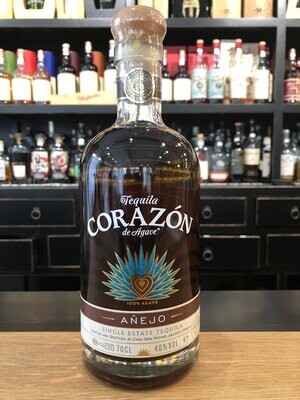 Corazón Tequila Anejo mit 0,7 Liter und 40%