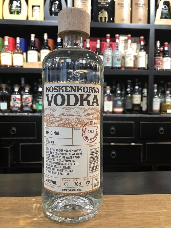 Koskenkorva Vodka mit 0,7L und 40% Koskenkorva Vodka mit 0,7L und 40%