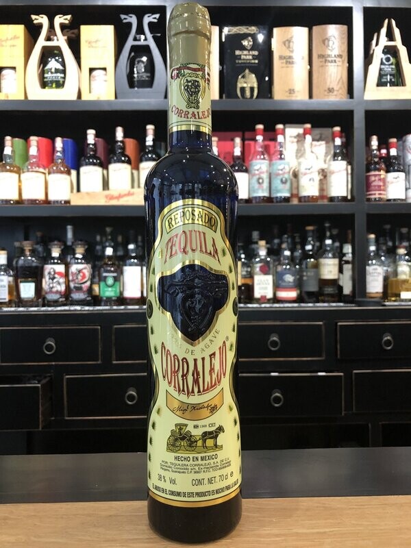 Corralejo Tequila Reposado mit 0,7L und 38% Corralejo Tequila Reposado mit 0,7L und 38%
