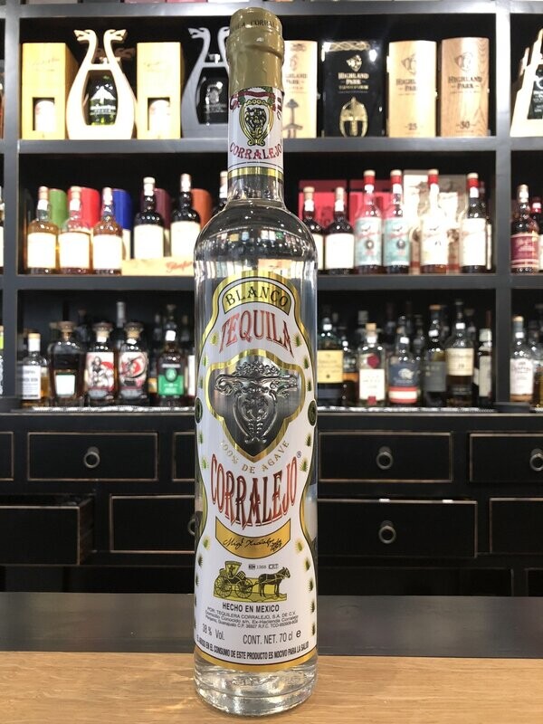 Corralejo Tequila Blanco mit 0,7L und 38% Corralejo Tequila Blanco mit 0,7L und 38%