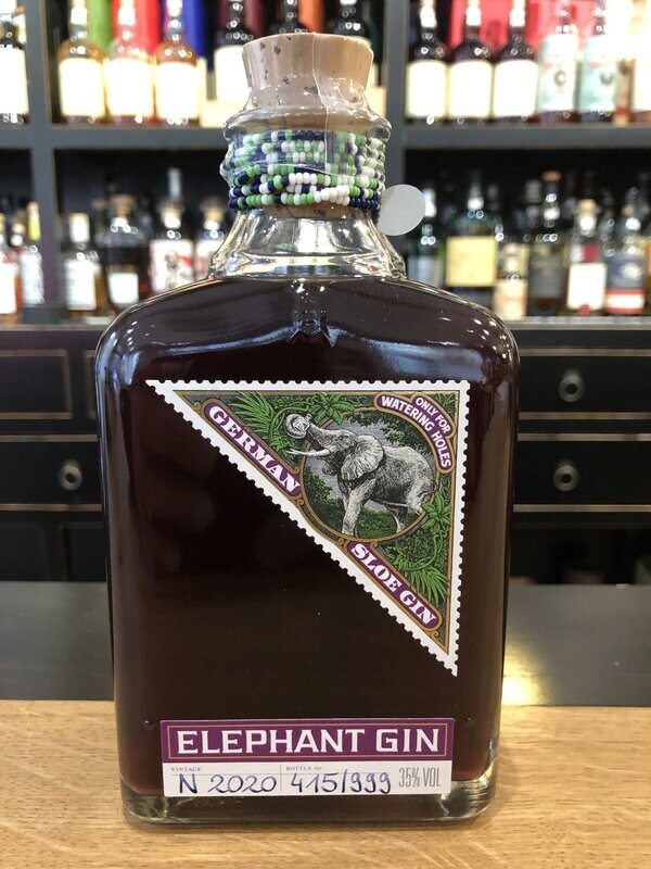 Elephant Sloe Gin mit 0,5L und 35% Elephant Sloe Gin mit 0,5L und 35%