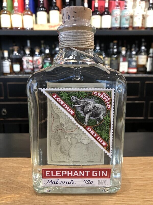 Elephant London Dry Gin mit 0,5L und 45% Elephant London Dry Gin mit 0,5L und 45%