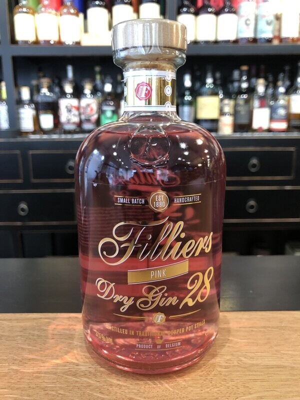 Filliers Dry Gin Pink mit 0,5L und 37,5% Filliers Dry Gin Pink mit 0,5L und 37,5%