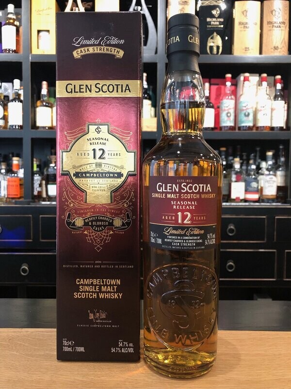 Glen Scotia 12 Jahre Seasonal Release 2021 mit 0,7l und 54,%