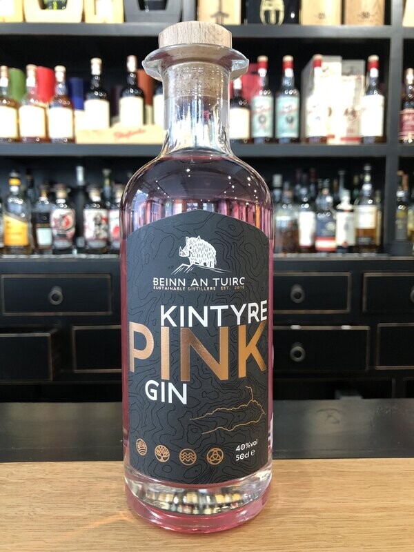 Kintyre Pink Gin mit 0,5L und 40% Kintyre Pink Gin mit 0,5L und 40%