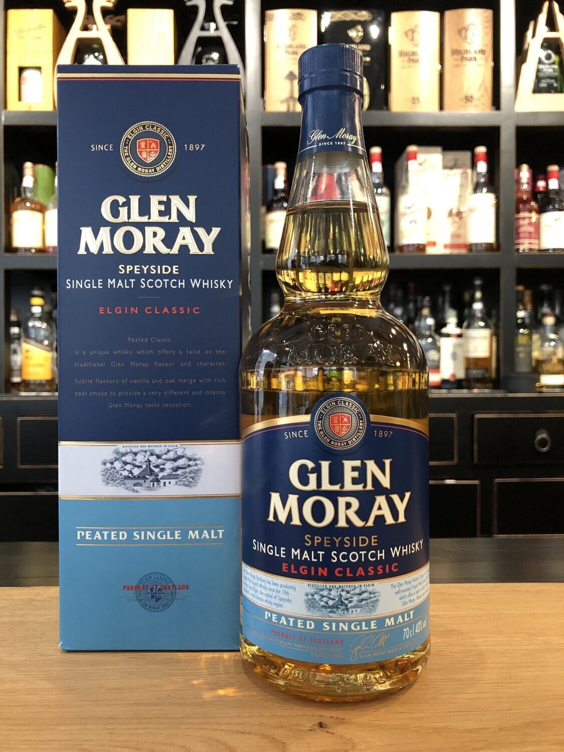 Glen Moray Peated mit 0,7l und 40%