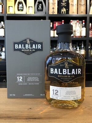 Balblair 12 Jahre mit 0,7l und 46% Balblair 12 Jahre mit 0,7l und 46%