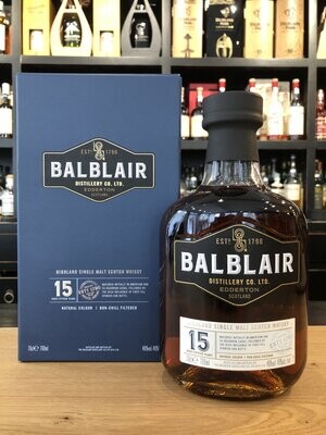 Balblair 15 Jahre mit 0,7l und 46% Balblair 15 Jahre mit 0,7l und 46%