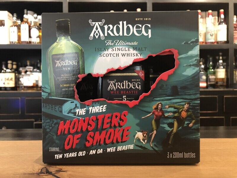 Ardbeg Monsters of Smoke Trio Pack 3 x 200ml