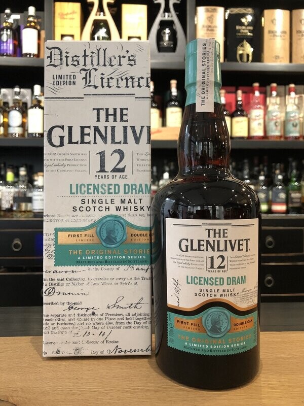 Glenlivet Licensed Dram 12 Jahre mit 0,7l und 48%