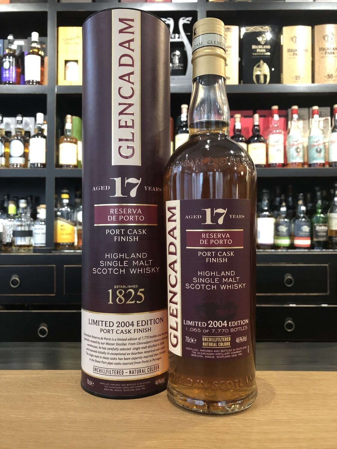 Glencadam 17 Jahre Reserva de Porto Port Cask Finish mit 0,7l und 46%