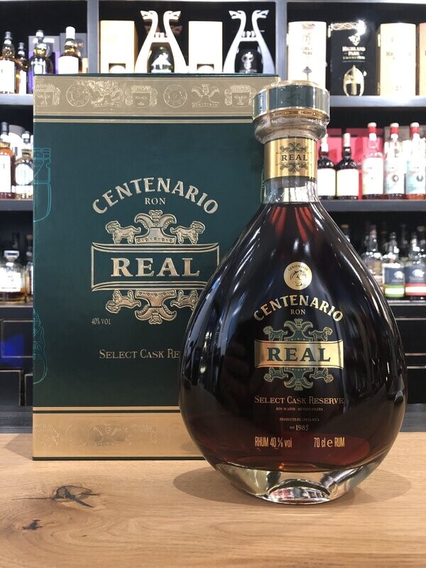 Ron Centenario Real Select Cask Reserve mit 0,7l und 40% Ron Centenario Real Select Cask Reserve mit 0,7l und 40%