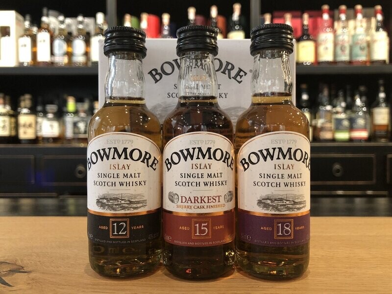 The Bowmore Collection Tasting Set 3 x 0,05cl The Bowmore Collection Tasting Set 3 x 0,05cl