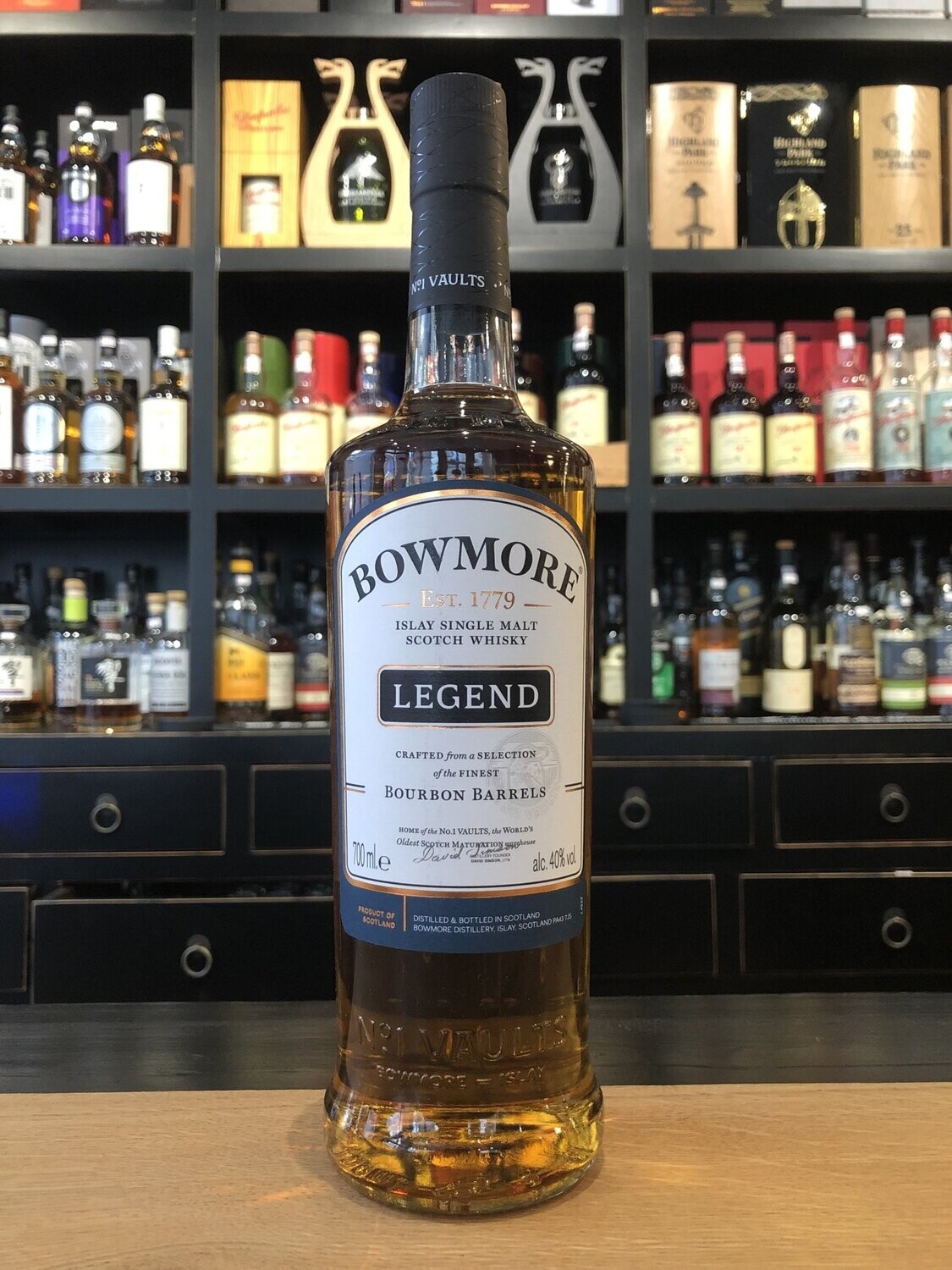 Bowmore Legend  mit 0,7L und 40%
