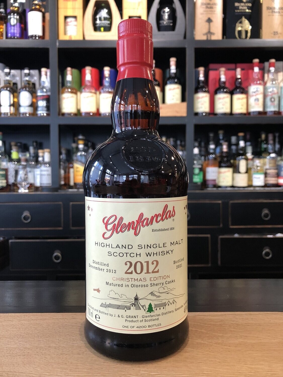 Glenfarclas 9 Jahre 2012/2021 Christmas Malt mit 0,7l und 46%