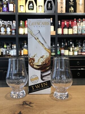 2er Karton Glencairn Nosing-Gläser mit Aufdruck gutes Nosing-Glas für Whisky