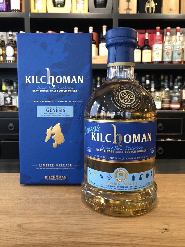 Kilchoman Genesis Malting Stage 2 mit 0,7 L und 49,2% Kilchoman Genesis Malting Stage 2 mit 0,7 L und 49,2%