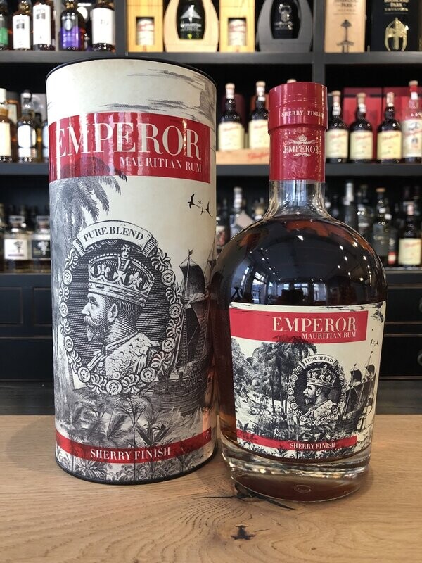 Emperor Mauritian Rum Sherry Cask Finish mit 0,7L und 40% Emperor Mauritian Rum Sherry Cask Finish mit 0,7L und 40%