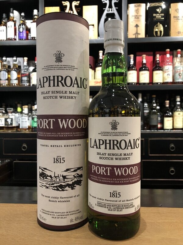 Laphroaig Port Wood Finish mit 0,7L und 48% Travel Exclusive