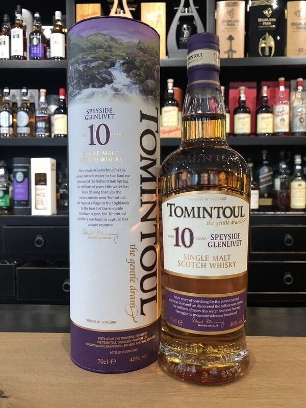 Tomintoul 10 Jahre mit 0,7l und 40% Tomintoul 10 Jahre mit 0,7l und 40%