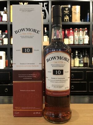 Bowmore 10 Jahre Dark & Intense 1L mit 40% Bowmore 10 Jahre Dark & Intense 1L mit 40%