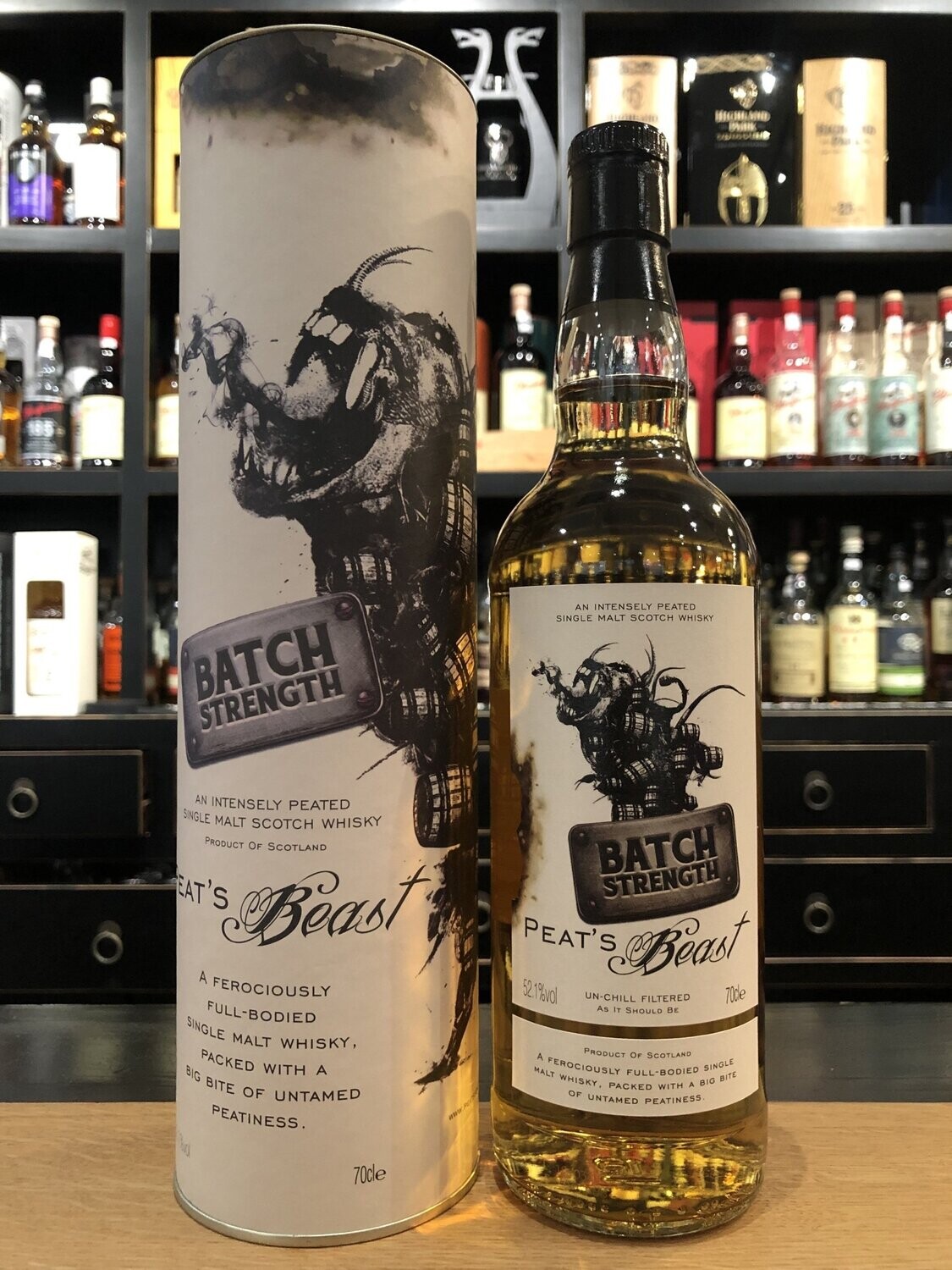 Peat's Beast Batch Strength mit 0,7l und 52,1%