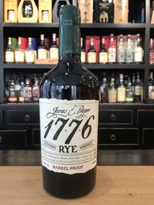 1776 James E. Pepper Rye Barrel Proof mit 0,7l und 57,3% 1776 James E. Pepper Rye Barrel Proof mit 0,7l und 57,3%