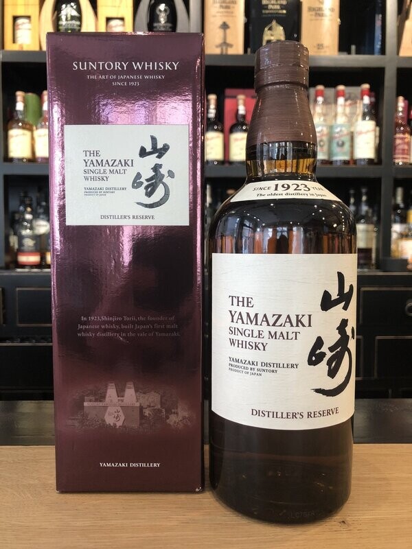 Yamazaki Distillers Reserve alte Verpackung mit 0,7 und 43% Yamazaki Distillers Reserve alte Verpackung mit 0,7 und 43%