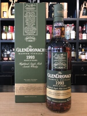 Glendronach 25 Jahre 1993 Master Vintage mit 0,7L und 48,2% Glendronach 25 Jahre 1993 Master Vintage mit 0,7L und 48,2%