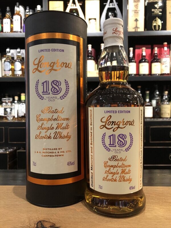 Longrow 18 Jahre Limitierte Edition mit 0,7L und 46% Longrow 18 Jahre Limitierte Edition mit 0,7L und 46%